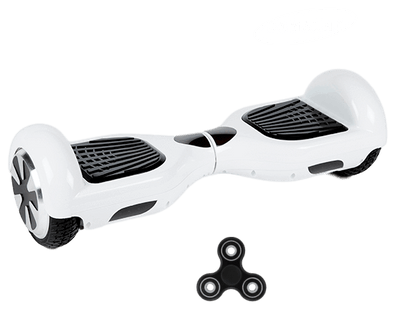 6.5 Inch Classic White Hoverboard with 1 Year UK Warranty - 30% Sale Offer - SWEGWAYFUN