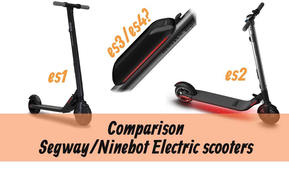 NINEBOT KICKSCOOTER  ES1 VS ES2 COMPARISON