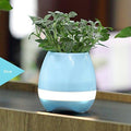 Intelligent Piano Flower pot with Bluetooth Speaker