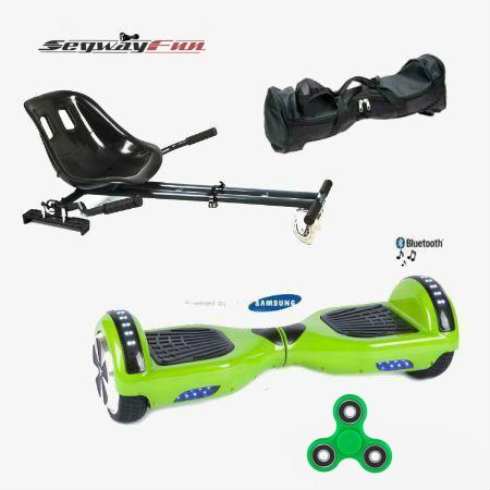 Drifter Hoverkart + 6.5 Green classic Swegway Hoverboard + FIDGET SPINNER - SWEGWAYFUN