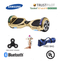 2022 Gold App Enabled Chrome Hoverboard - SWEGWAY
