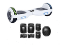 2020 APP ENABLED 6.5 Inch White Classic Hoverboard Disco Samsung - SWEGWAYFUN