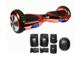 2020 APP ENABLED Stylish Chrome HOVER BOARD 6.5 Inch Red Samsung Hoverboard - SWEGWAYFUN