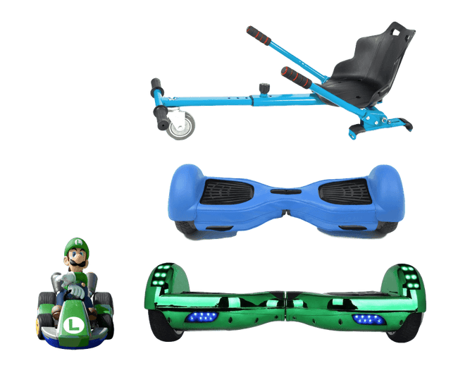 2019 SUPER MARIO LUIGI -  6.5 Green classic Swegway Hoverboard Bundle - SWEGWAYFUN