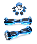 2021 APP ENABLED Blue Limited Chrome Edition 6.5 Inch Bluetooth Hoverboard - SWEGWAYFUN