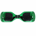 2020 App Enabled Chrome Green Classic Disco 6.5 Inch Hoverboard - SWEGWAYFUN