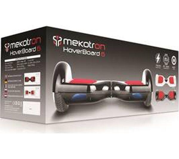 Mekotron Black Hoverboard with Bluetooth & Self Balancing Feature - SWEGWAYFUN