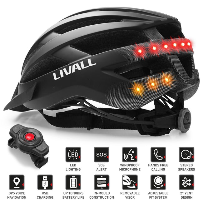 LIVALL  9Spd Full Carbon Smart Road Bicycle With Smart Helmet - SWEGWAYFUN