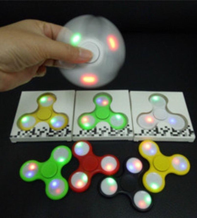 Led Disco Fidget Spinner - Must Have For EDC Stress Relief ADHD - SWEGWAYFUN